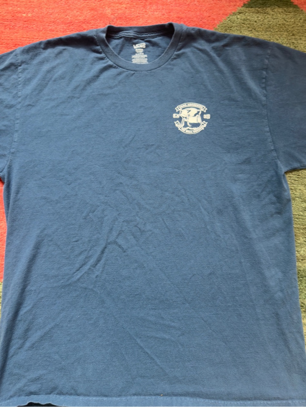 Vans Navy Blue Short-Sleeve Pocket Logo Tee